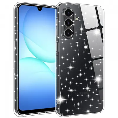 Husa pentru Samsung Galaxy A17 5G, Techsuit, SparkleSkin, Transparenta