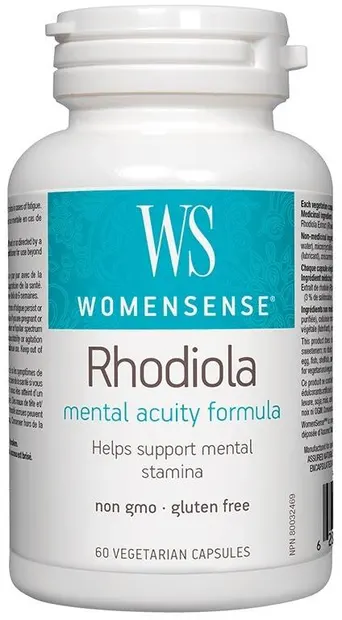 WomenSense Rhodiola, 60 vege capsule, Natural Factors