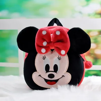 Ghiozdan Grădiniță Minnie Engros – Calitate PREMIUM, Buretat, Material Moale, Design 3D, Ideal pentru Fetițe 2–5 Ani