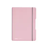 Caiet My.Book Flex A5, 40file, Herlitz roz transparenta, dictando
