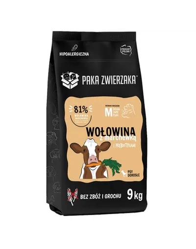 PAKA ZWIERZAKA Seventh Heaven vita si morcovi M 9kg hrana pentru caini