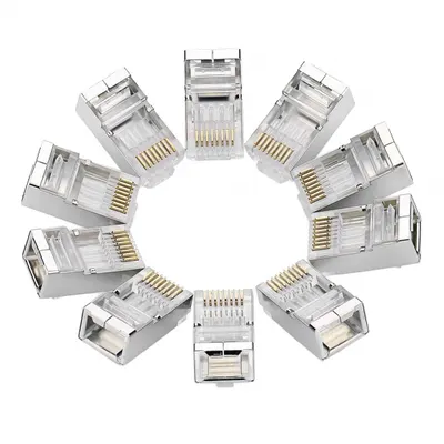 Conector Retea UGREEN NW111, RJ45, Cat6, Set 10 bucati