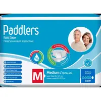 Scutece Incontinenta Adulti Paddlers cu Banda Adeziva, Marimea M, 30 Bucati