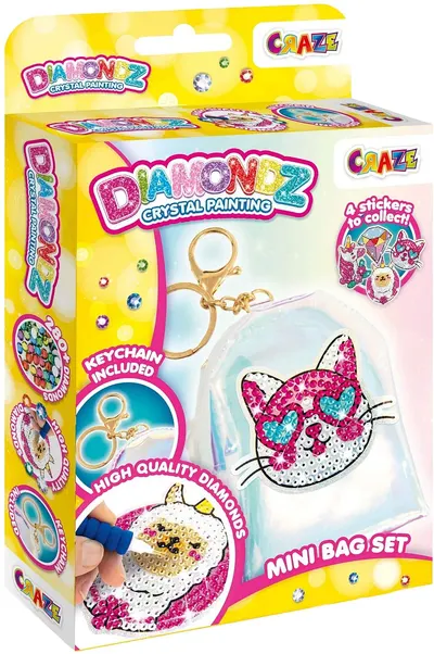 Trusă creativă Craze Diamondz - Geantă mini cu diamante