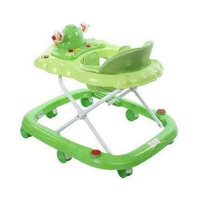 Premergator pentru copii Novokids Duckey Verde cu melodii, reglabil in 3 trepte, pliabil