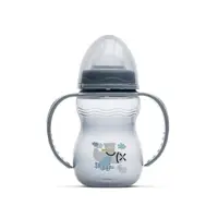 Biberon cu manere My Friend tetina moale din silicon 0 luni+ 250 ml Cameo Blue