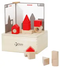Set lemn 3D Classic World - Construcție, 41 piese