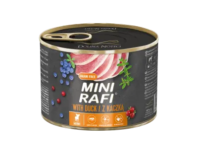 Hrana Umeda Caini, Rafi Dog, Adult Mini, Rata, 185 g