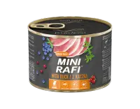 Hrana Umeda Caini, Rafi Dog, Adult Mini, Rata, 185 g