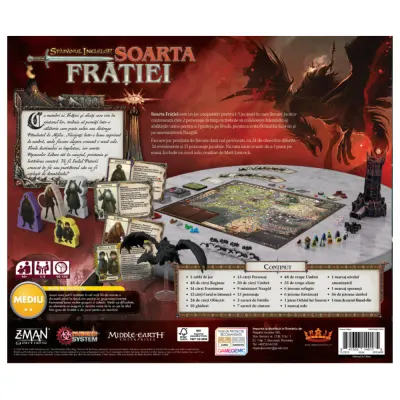Joc de societate - Stapanul Inelelor: Soarta Fratiei