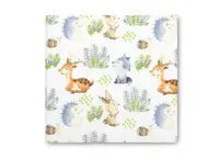 Pernuta inaltator pentru scaun copii Sensillo Walk in Forest 32x32x8 cm cu husa detasabila din bumbac,prevazuta cu fermoar,curele reglabile de fixare