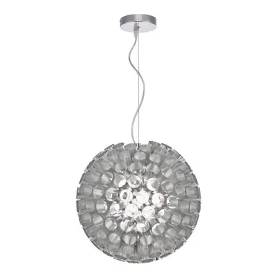 Lampa suspendata Serafina 1 Light Pendant Brushed Chrome Small