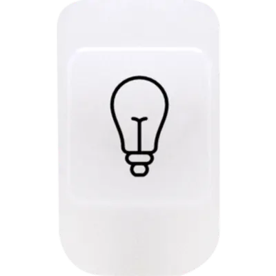 Lentila cu simbol iluminabil- LIGHT