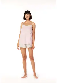 Pijama dama din viscoza cu modal - PFV70IMP - multicolor -