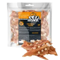 PET'S DESSERT, XS-XL, Pui și Brânză, punguță recompense fără cereale câini, 500g