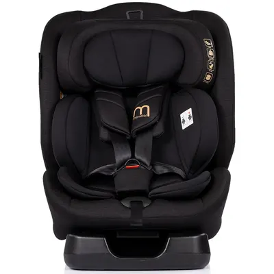 Scaun auto pentru copii Chipolino Mondial Noir 40-150 cm I-Size cu spatar reglabil