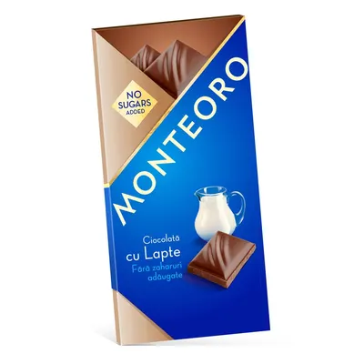 Ciocolata Lapte F.zahar Monteoro 90gr