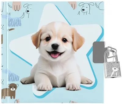Jurnal secret cu lacăt Starpak Cuties - Doggy