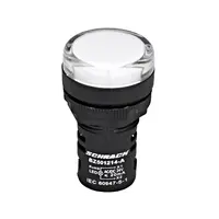 Lampa de semnalizare cu LED, monobloc, 24V-AC/DC, alb