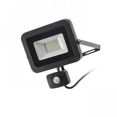 PONTA with senzor negru 230V LED 30W 120° IP54 3000K