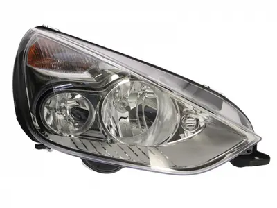 Far dreapta (H1 H7 PY21W, reglaj electric, cu motoras, fundal cromat, fundal portocaliu) FORD GALAXY, S-MAX