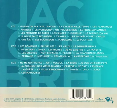 Jacques Brel - Les 50 Plus Belles Chansons