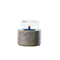 Lumanare ambientala M TENDERFLAME gri slate