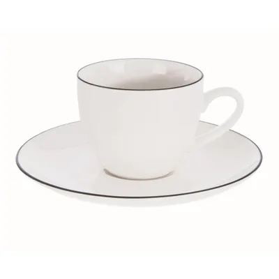 Ceașcă albă pentru espresso din porțelan 100 ml Decora – Orion