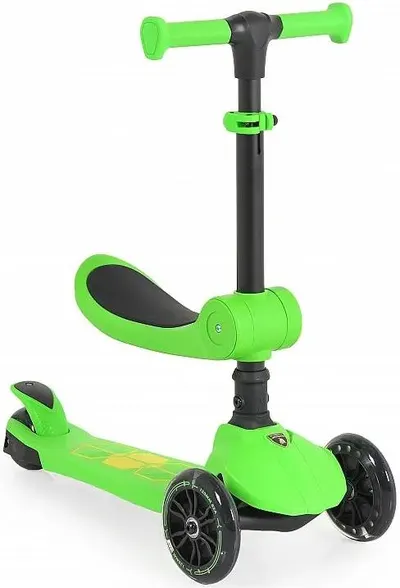 Trotinetă pliabilă 2 в 1 Moni - Lamborghini, verde
