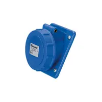 Ec690 Flush Mount. Socket 32a Ip67 1p+n+e 220-240v