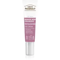 Green Pharmacy Damask Rose & Ceramides Eye Cream crema de ochi revitalizanta 15 ml