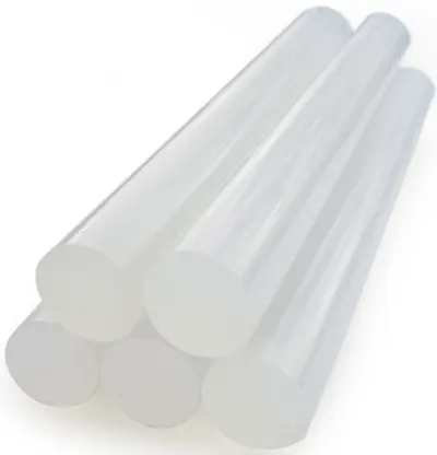 Bare de silicon pentru pistol de lipit Rapesco - Ø7 mm, 150 mm, 50 buc.