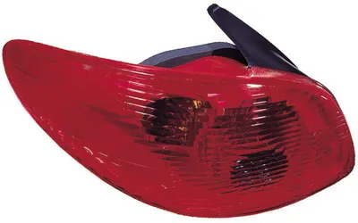 Stop tripla lampa spate dreapta potrivit PEUGEOT 206 HATCHBACK 2003-2009 - (Semnalizator rosu, culoare sticla: rosu)