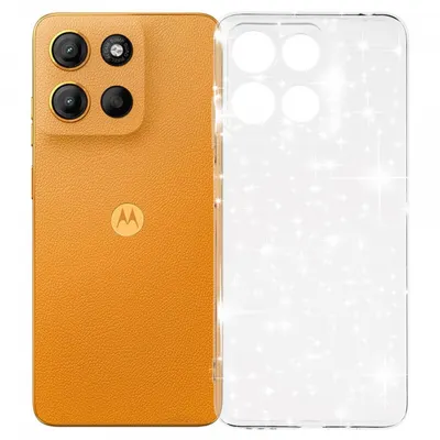 Husa pentru Motorola Moto G15 / G15 Power, Techsuit, SparkleSkin, Transparenta