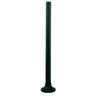 Stalp plastic Ø60mm pentru globuri cu soclu nplastic nnegru 1.00m a