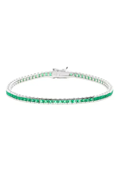 Bratara Tennis ARGINT 925 Rodiat Cu Cristale Zirconia - 19 CM