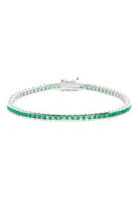 Bratara Tennis ARGINT 925 Rodiat Cu Cristale Zirconia - 19 CM