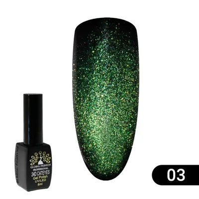 Oja semipermanenta 24D 2020 Cat Eye, 8 ml, 03 Engros