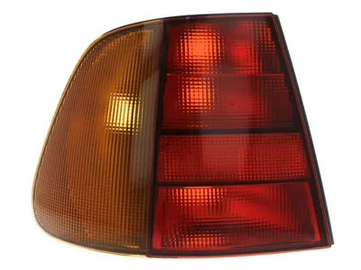 Stop tripla lampa spate stanga potrivit VW POLO LIMUZINA 1995-2001 - (Semnalizator portocaliu, culoare sticla: rosu)