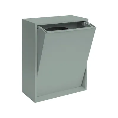 Coș de gunoi albastru prăfuit pentru reciclare/de montat pe perete din plastic reciclat Recycling Box – ReCollector