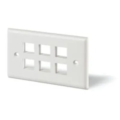 Placa ornament n6 INLETS THERMOPLASTIC WHITE
