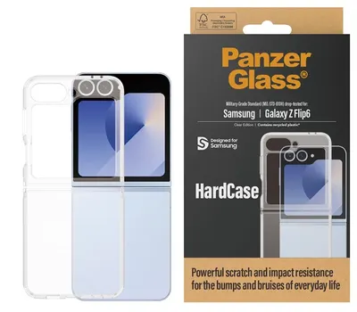 Husă PanzerGlass - Hardcase, Galaxy Z Flip 6, transparent