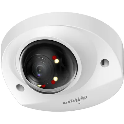 Camera IP Dahua IPC-HDBW2449F-AS-IL-0280B, 4MP, lentila 2.8mm, Smart Dual Light 30m, SMD Plus, microfon, PoE, IP67, IK10
