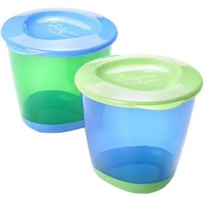 Set 2 recipiente pentru mancare Tommee Tippee 4 luni+