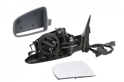 Oglinda stanga electrica, asferic, incalzita, grunduita, pliabila electric AUDI A6, A6 ALLROAD intre 2004-2011