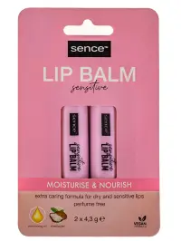 Sence Beauty Balsam de buze 2x4.3 g Sensitive Moisturise&Nourish