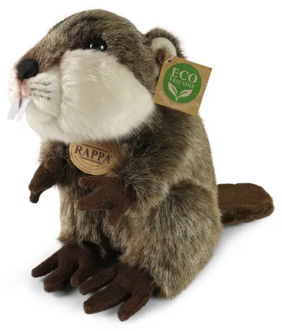 Jucărie de pluș Rappa Eco friends - Castor, 25 cm