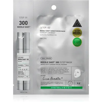 VT Cosmetics Reedle Shot 300 2-Step Mask masca intensă de întinerire pentru tratarea tenului în două faze 26.5 g