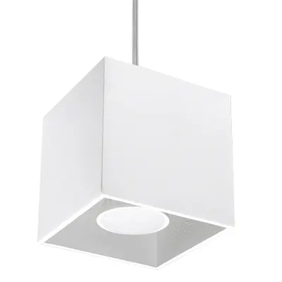 Lampa suspendata QUAD 1 alb
