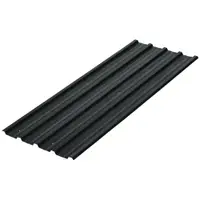 Outsunny Panouri pentru Acoperiș din Oțel, 12 Foi Galvanizate pentru Acoperișuri și Pereți, 129x45 cm, Gri Închis | Aosom Romania